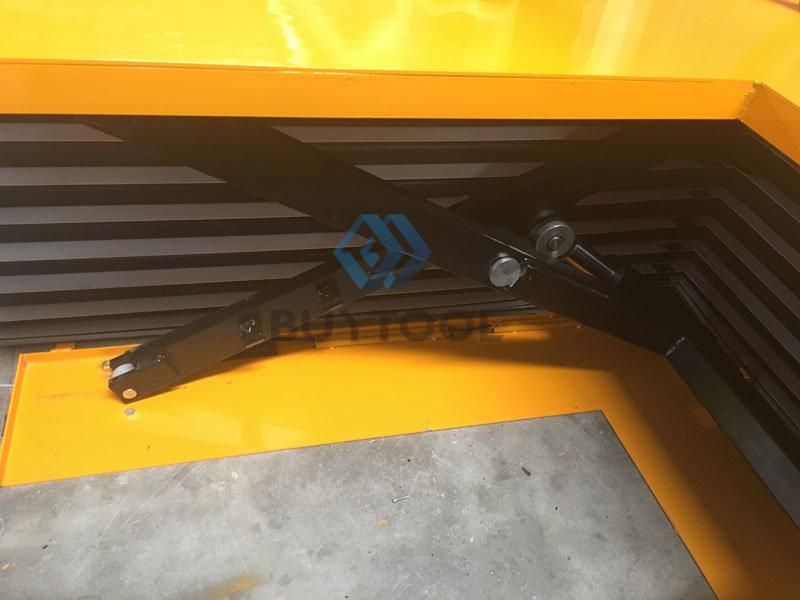 1000kg 1500kg U Shape Scissor Lift Trolley Stationary Electric Lift Table