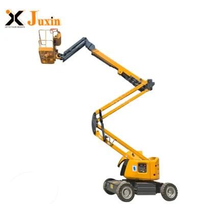 China Towable Telescopic Articulated Boom Lift Man Lift Aerial Work Platform 16m-26m for Sale