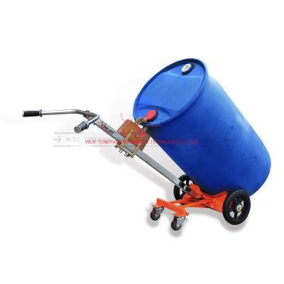 De450d Mobile Drum Handling Oil Drum Hydraulic Hand Drum Truck