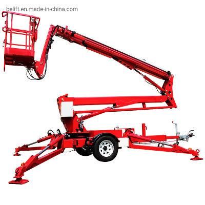 10-22m Hydraulic Aerial Construction Work Electric Spider Boom Lift