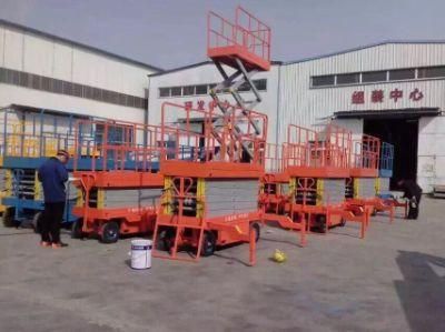 1t Half Electric Scissor Lift with Lift Height 10m