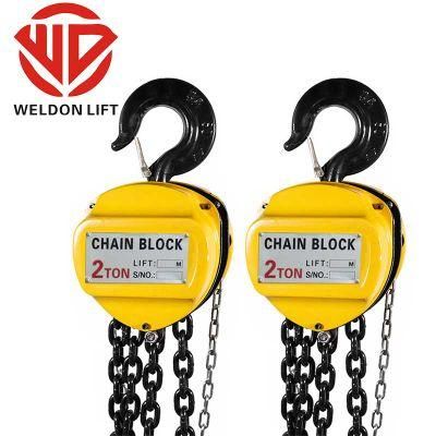 Easy Carrying 2ton 3m Chain Block Manual Hoist