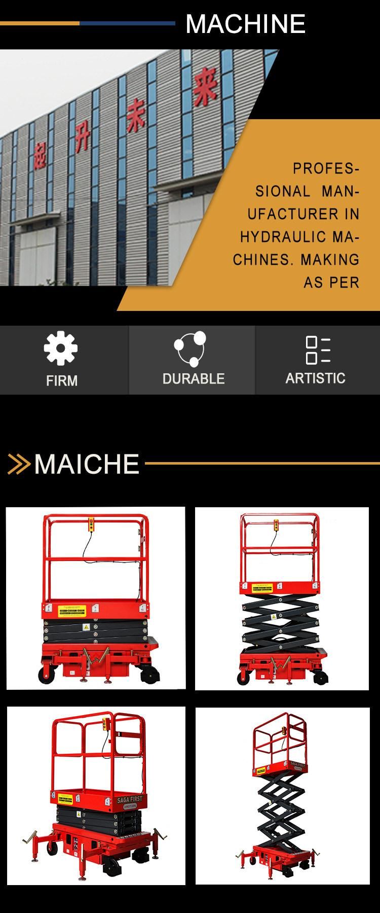 3.9m Portable Small Scissor Lift Scissor Lift Electric
