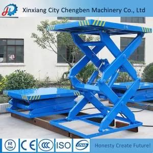 Portable DC Motor 24 V Scissor Lift with Electric Working