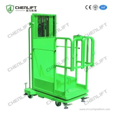 0.2t Load Semi Electric Aerial Order Picker with Lifting Height 4500mm