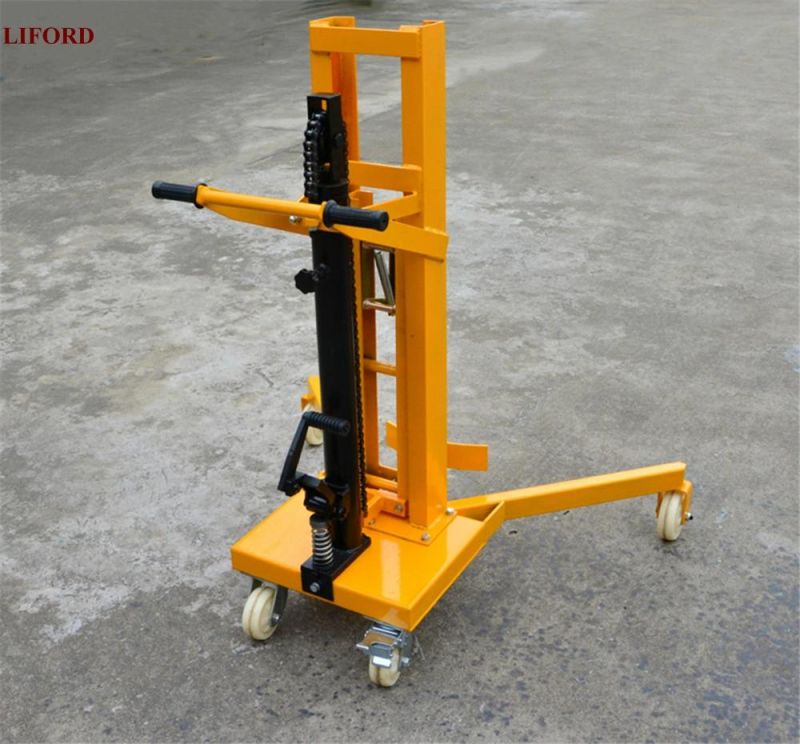 450kg Weighing V-Shaped Foot Operated Hydraulic Drum Transporters Dtf450b-1
