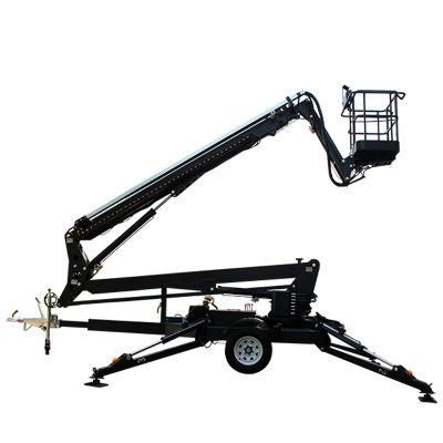 12m 14m 16m Towable Telescopic Boom Lift with CE