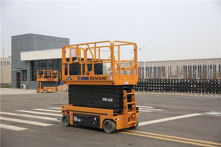 XCMG Official 14m Scissor Lift Work Platform Xg1412HD