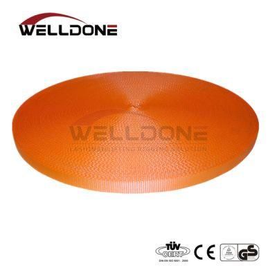 Orange 35mm Textile Sling Material Webbing