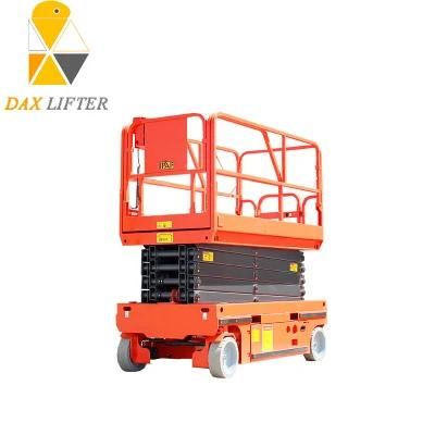 Vertical Self Propelled Mini One Two Man Lift Battery Hydraulic Electric Aerial Mobile Scissor Lift
