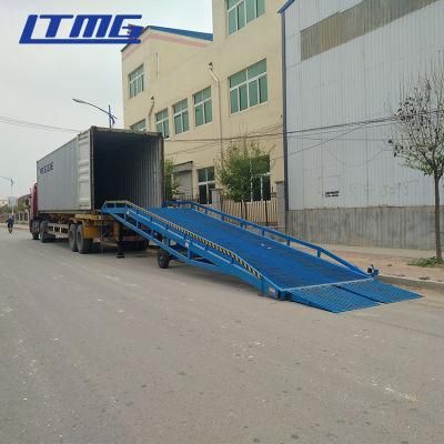 Container Loading Dock Ramp Dock Leveler 6t-15t 6000kg Mobile Movable Dock Ramps for Sale