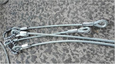 Stainless Steel Wire Rope Sling with Thimble for Crane