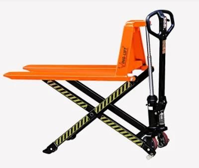 Manual Hydraulic Lifting Fork High 800mm Rise Pallet Truck
