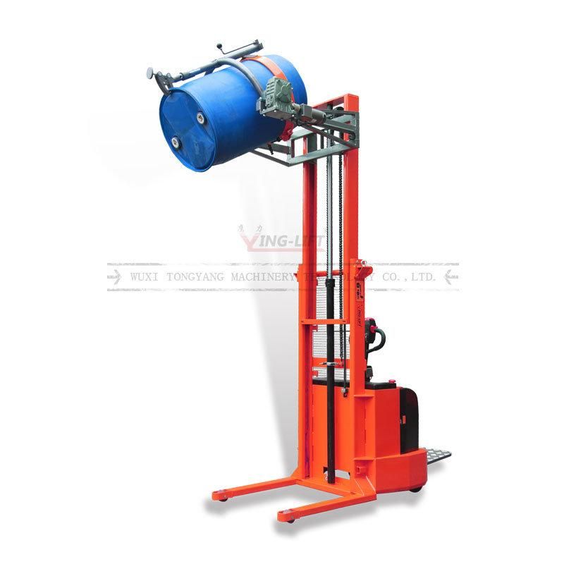 Popular 600kg Full Electric Oil Drum Handling Equipment Height 2400mm Yl600A