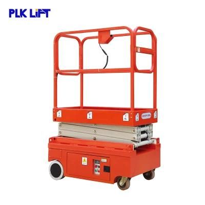 Self Propelled Small Mini Aerial Work Platform Small Scissor Lift