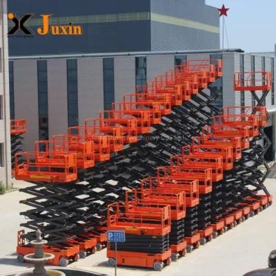 4m-16m Small Hydraulic Man Aerial Construction Platforms Electric Scissor Lift