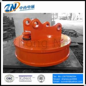 Dia-1500mm Circular Type Excavator Lifting Magnet for Lifting Scraps with 75% Duty Cycle Emw-150L/1-75