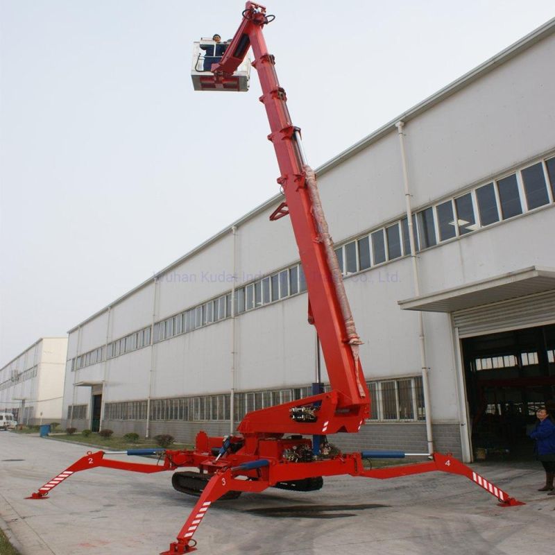 Crawler Spider Aerial Work Boom Lift Kd-T36