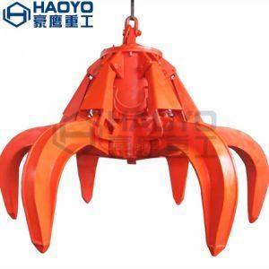 14t Electric Hydraulic Orange Peel Grab for Scrap Steel on Sale