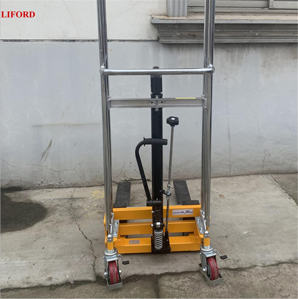 400kg Adjustable Fork Type Light Duty Hand Stacker (PJ Series)