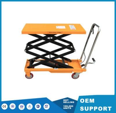 Portable Manual Hydraulic Small Scissor Lift Table