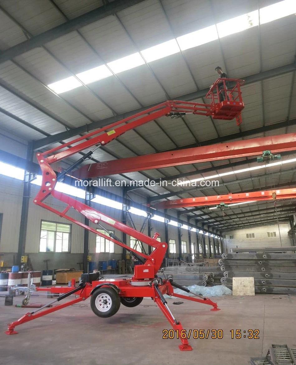 Trailer Mounted Articulated Self-Propelled Towable Boom Lift