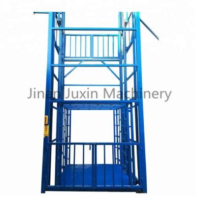 3 Years Guarantee 3t 5t 8t 10t 15t 20t Hydraulic Guide Rail Warehouse Electric Vertical Cage Cargo Goods Lift with Low Cost