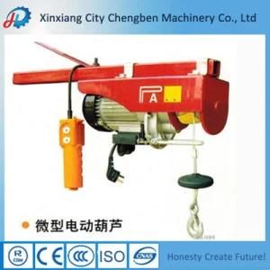 China Manufacturer PA Wire Rope Mini Electric Hoist/Mini Electric Winch