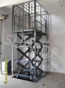 Hydraulic Vertical Industrial Goods Lift for Sale Hydraulic Warehouse Scissor Cargo Lift