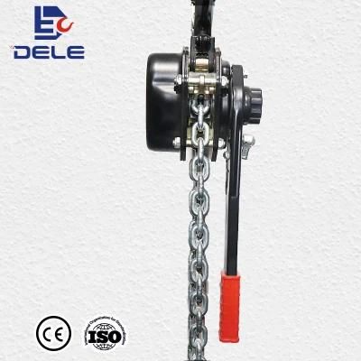 Dele Manufacture Hoist Price Dh Type 0.5t Manual Lever Hoists and Chain Hoist