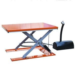 Capacity of 1000kg Electric Powered Hydraulic Low Profile Lift Table