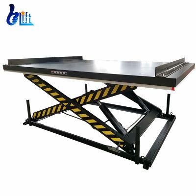Custom 1.78m Platform Load 1000kg Manual Lifting Stationary Table Scissor Lift Electric