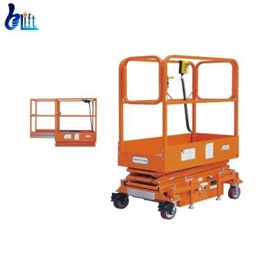 3m Mobile Semi Electric Equipment Scissor Lift for Outdoor Indoor