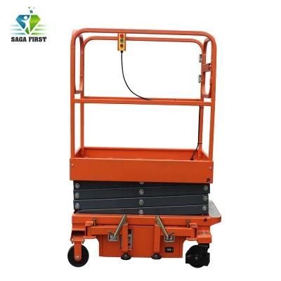 3m 3.9m Electric Mobile Portable Small Self Propelled Scissor Lift