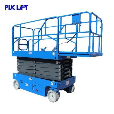 CE Electric Self Propelled Scissor Lift Aerial Work Platform Man Lift