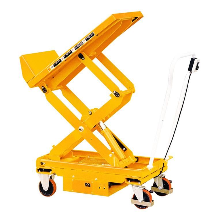 Hydraulic Scissor Lift & Tilt Lift Table with High Quality Battery