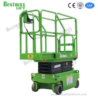 3m Platform Height Mini Self Propelled Scissor Lift with Hydraulic Turning Wheels
