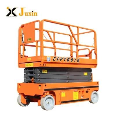 Battery Powered 220V Mobile Electric Self-Propelled Hydraulic Scissor Lift Platform Table