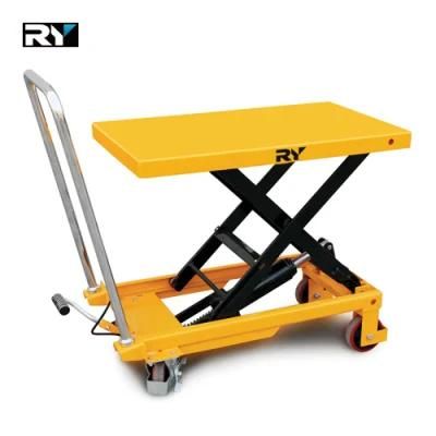 Mobile Manual Hydraulic Lift Table 150kg