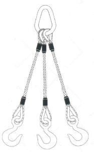 Wire Rope Sling Ws73-Tth / Ws74-Tth Rated Capacity -Ton (2000lbs) Eip-Iwrc