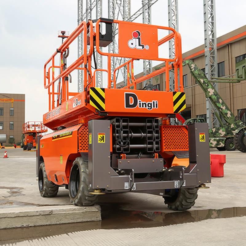 Jcpt2814DC Hydraulic Mobile Scissor Lift Aerial Work Platform