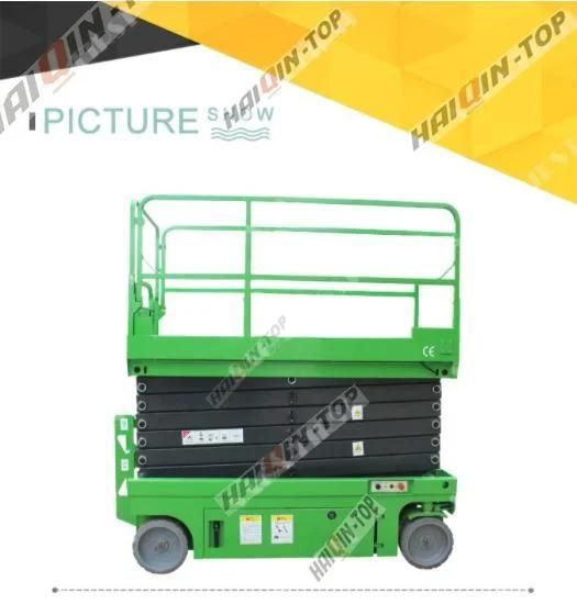 CE 500kg Electric Aerial Work Lifting Platform Self Propelled Hydraulic Scissor Lift