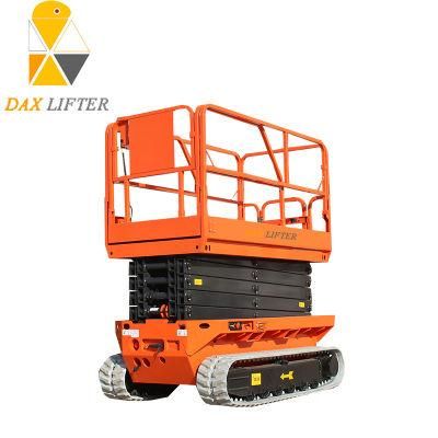 Rough Terrain Self Propelled Mini Man Battery Hydraulic Electric Mobile Crawler Scissor Lift