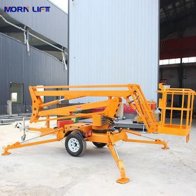 Diesel Power 12m Cherry Picker Lifts Price Telescopic Boom Lift