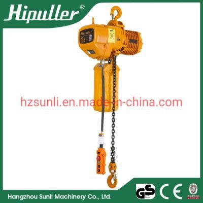 China Factory High Quality 0.3t to 100t 3 Phases or 1 Phase 380V or 220V Portable Crane Electric Chain Pulley Block and Electric Chain Hoist