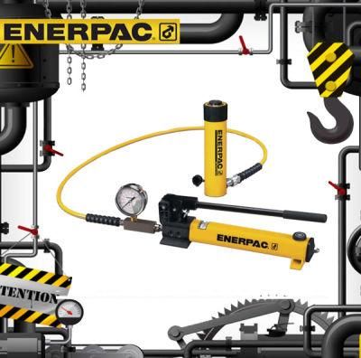 Original Enerpac Single-Acting Hydraulic Cylinder Pump Sets SCR-Series.