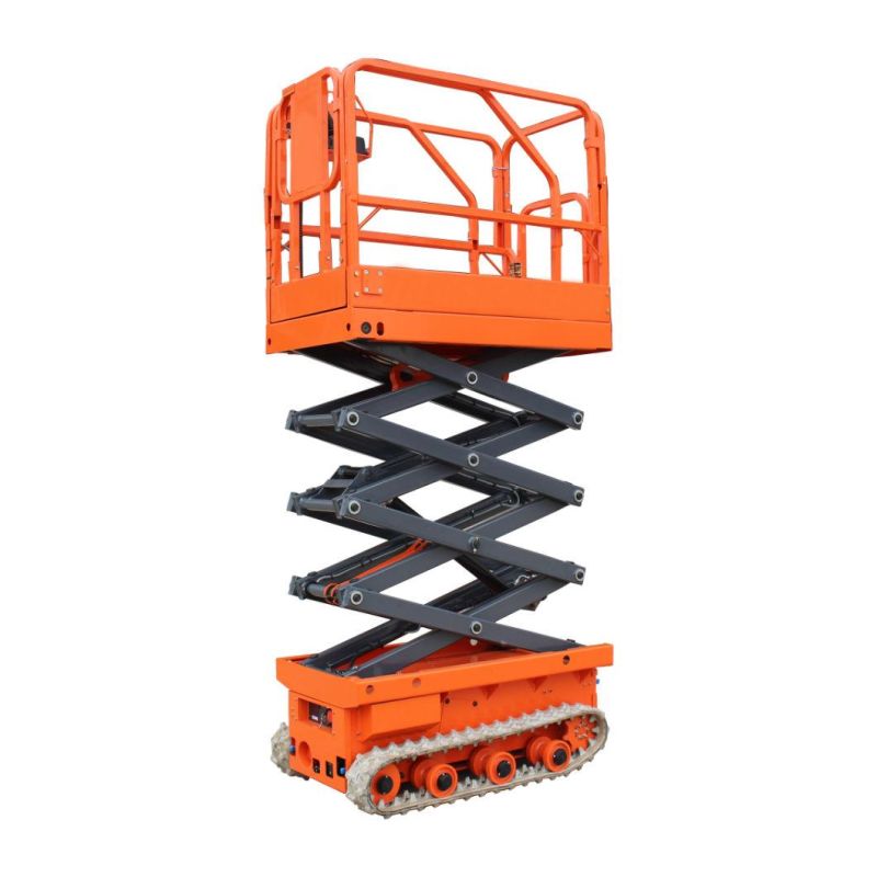 Hydraulic Electric Crawler Aerial Work Platform Scissor Man Lift