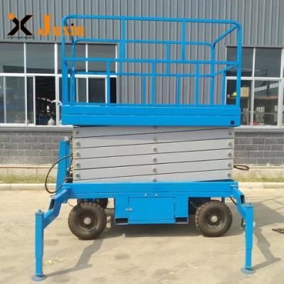 500kg 4m-10m Adjustable Mobile Man Lift Platform Scissor Lift