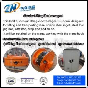 75% Duty Cycle High Frequency Lifting Magnet Suiting for Steel Scraps