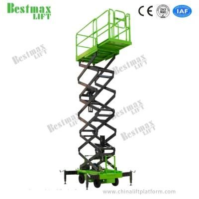 18 Meters Industrial Hydraulic Scissor Lift Platform for Aerial Work